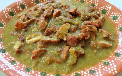 Chicharron en Salsa verde (Pork in green sauce)